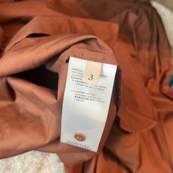 Dorothee Schumacher Power Poplin Cotton Blouse in Brown - Picture 9 of 10